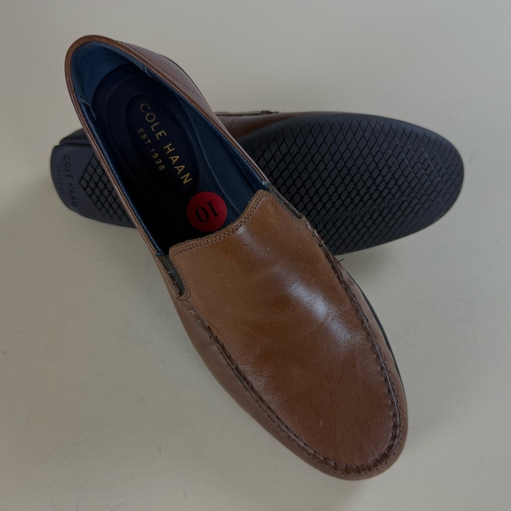 Men's Cole Haan Brown Leather Loafers 10M NWT